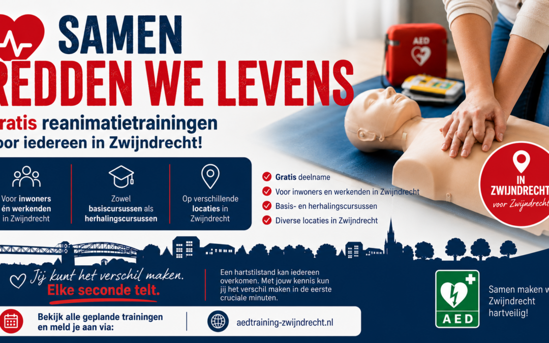 Gratis reanimatietrainingen in Zwijndrecht!